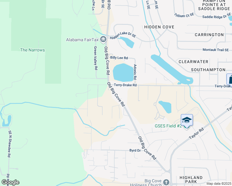 map of restaurants, bars, coffee shops, grocery stores, and more near 138 Terry Drake Road in Owens Cross Roads