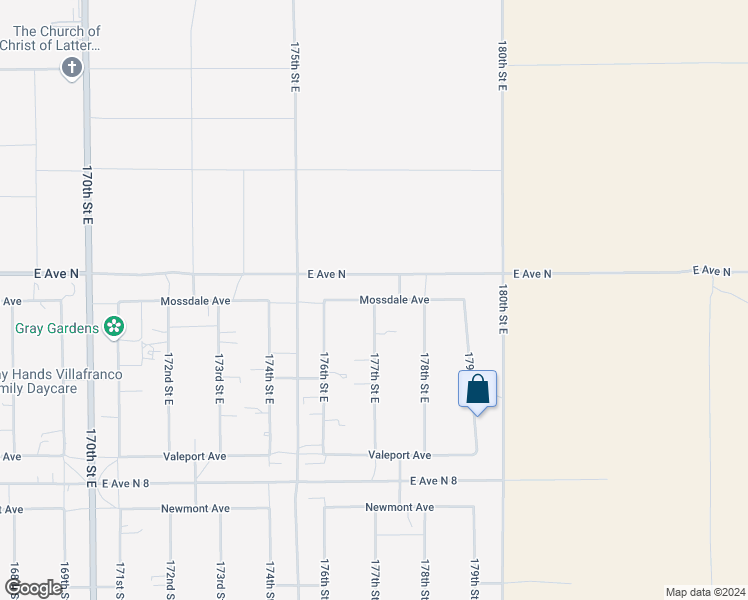 map of restaurants, bars, coffee shops, grocery stores, and more near in Lake Los Angeles