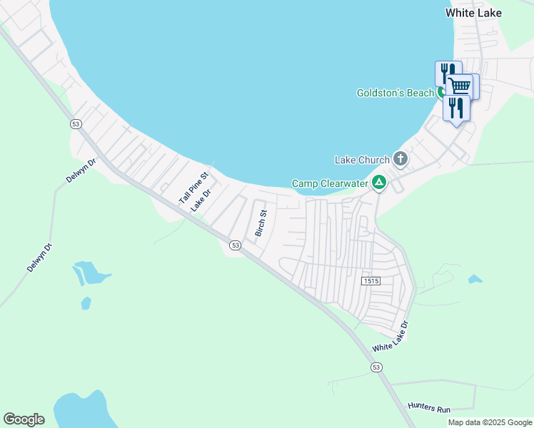 map of restaurants, bars, coffee shops, grocery stores, and more near 41 Birch Street in Elizabethtown