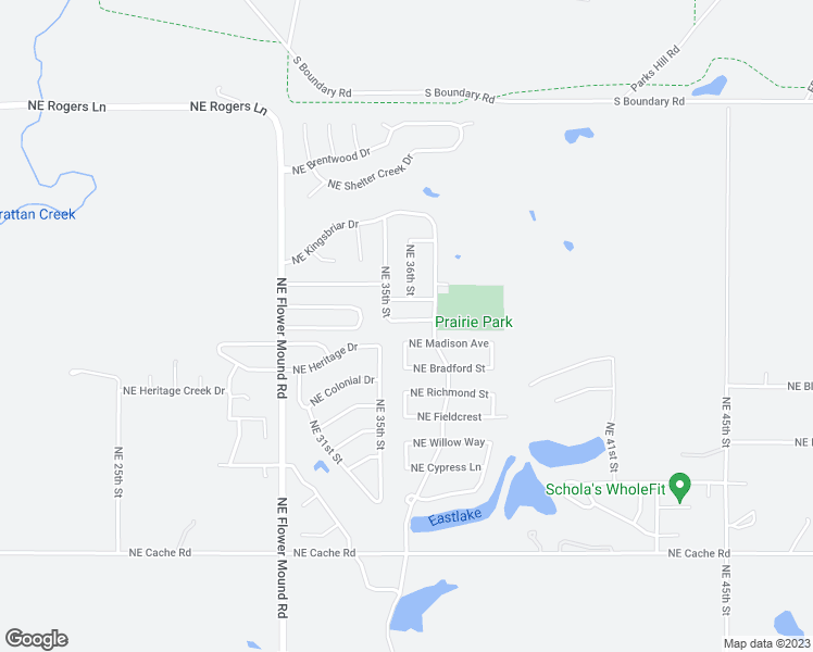 map of restaurants, bars, coffee shops, grocery stores, and more near 3519 Northeast 35th Street in Lawton