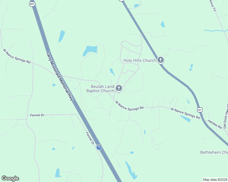 map of restaurants, bars, coffee shops, grocery stores, and more near 4003 Ashley Brook Drive in Resaca