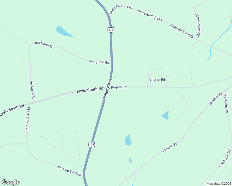 map of restaurants, bars, coffee shops, grocery stores, and more near 58 State Road S-4-58 in Pendleton