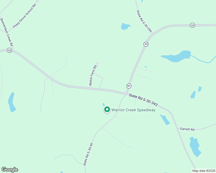 map of restaurants, bars, coffee shops, grocery stores, and more near 5125 South Carolina 92 in Gray Court