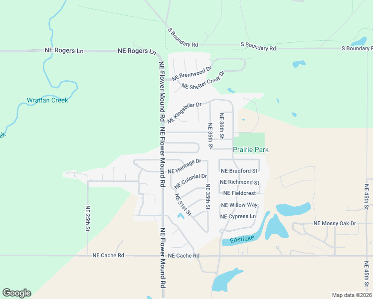 map of restaurants, bars, coffee shops, grocery stores, and more near 3039 Northeast Stratford Circle in Lawton