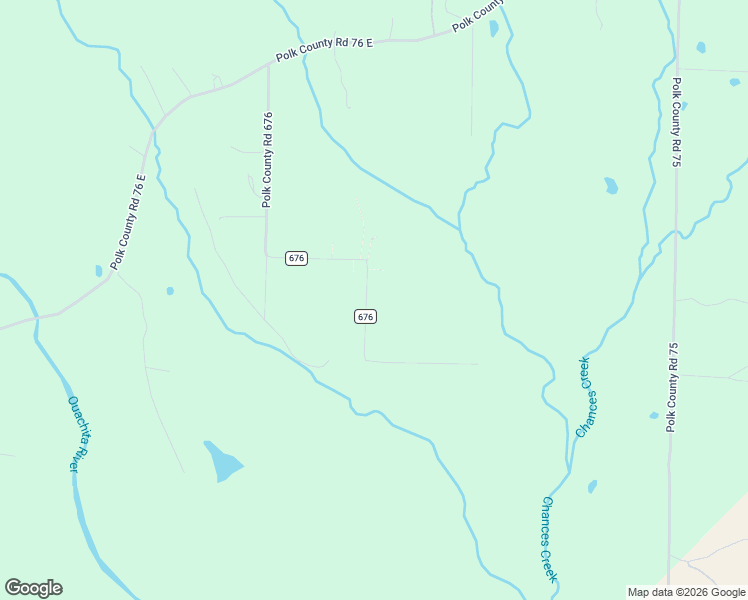 map of restaurants, bars, coffee shops, grocery stores, and more near 265 County Road 676 in Mena