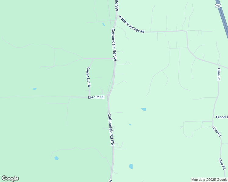 map of restaurants, bars, coffee shops, grocery stores, and more near Carbondale Road Southwest in Whitfield County