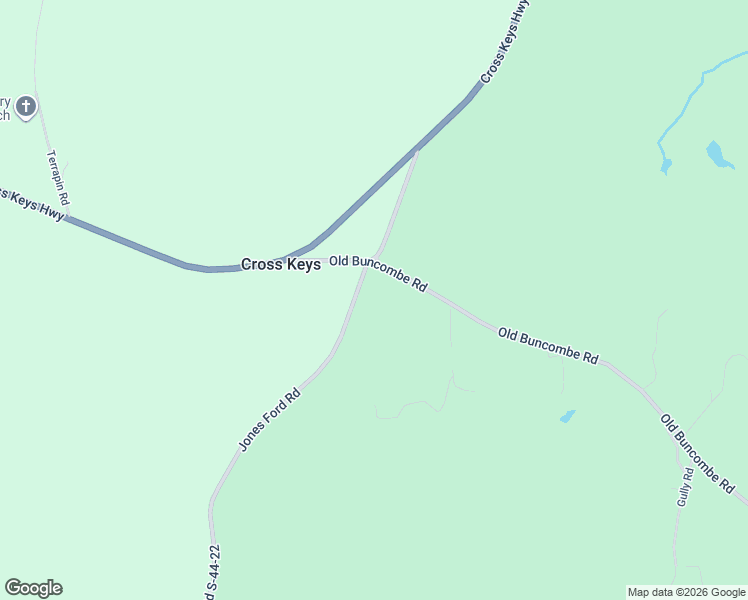 map of restaurants, bars, coffee shops, grocery stores, and more near 227 Jones Ford Road in Union