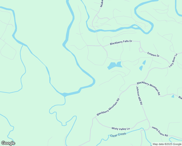 map of restaurants, bars, coffee shops, grocery stores, and more near 587 Timber Falls Trail in Ellijay
