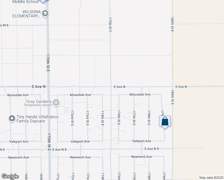 map of restaurants, bars, coffee shops, grocery stores, and more near in Lake Los Angeles