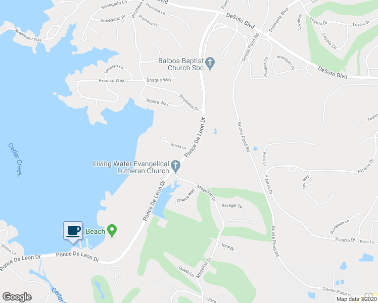 map of restaurants, bars, coffee shops, grocery stores, and more near 5 Arista Lane in Hot Springs Village