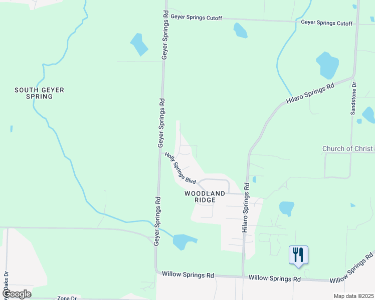 map of restaurants, bars, coffee shops, grocery stores, and more near 4 Chimney Rock Place in Little Rock