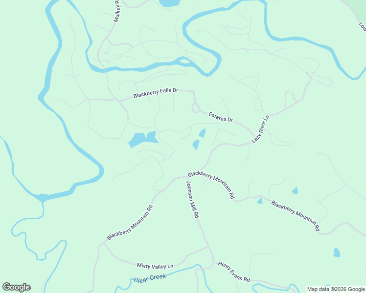 map of restaurants, bars, coffee shops, grocery stores, and more near 85 Misty Hollow Ridge in Ellijay