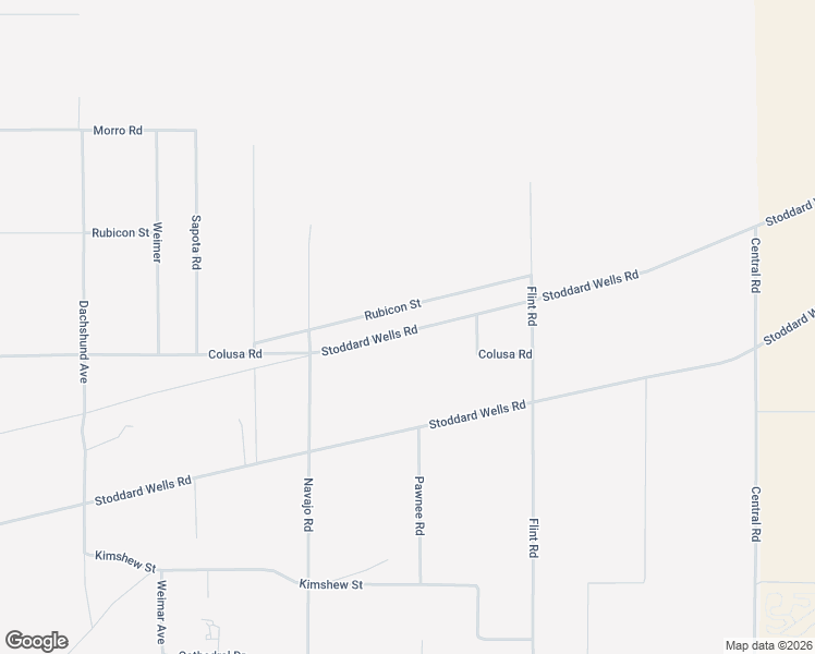 map of restaurants, bars, coffee shops, grocery stores, and more near 21880 Colusa Road in Apple Valley