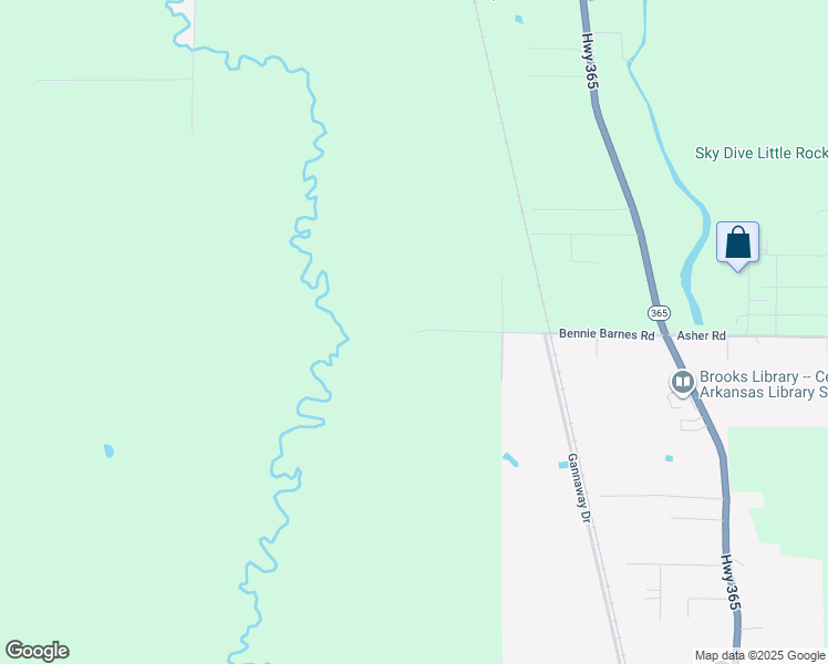 map of restaurants, bars, coffee shops, grocery stores, and more near 4701 Bennie Barnes Road in Little Rock