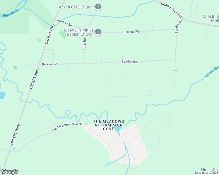 map of restaurants, bars, coffee shops, grocery stores, and more near 344 Berkley Road in Gurley