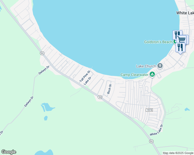 map of restaurants, bars, coffee shops, grocery stores, and more near 146 Little Clinton Drive in Elizabethtown