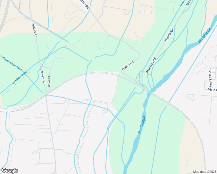 map of restaurants, bars, coffee shops, grocery stores, and more near 86 Trujillo Road in Belen
