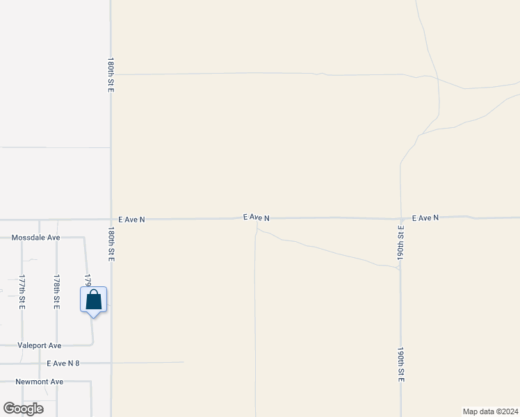 map of restaurants, bars, coffee shops, grocery stores, and more near East Avenue North in Lancaster