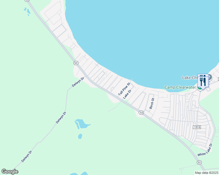 map of restaurants, bars, coffee shops, grocery stores, and more near 314 Lake Place Condo Drive in Elizabethtown