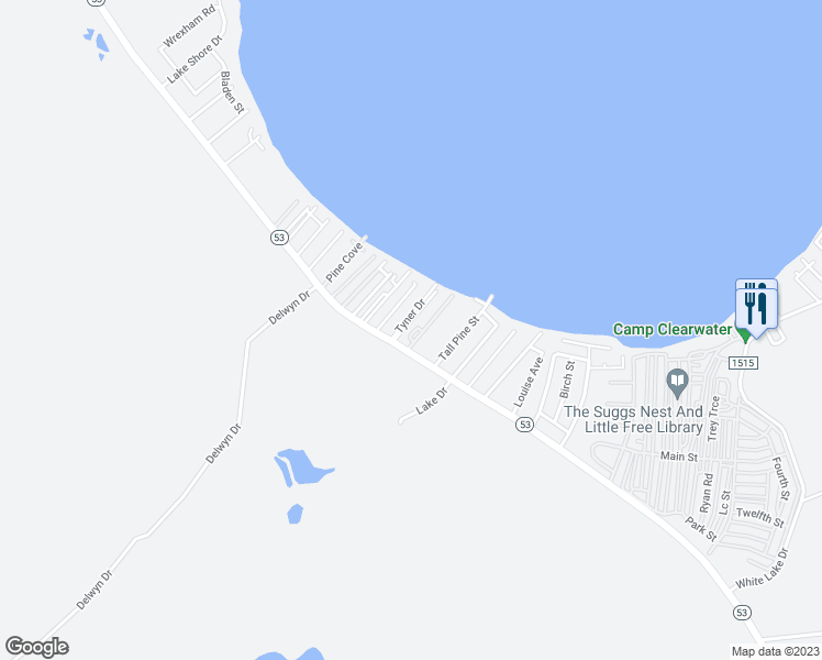 map of restaurants, bars, coffee shops, grocery stores, and more near 41 Lisas Court in Elizabethtown