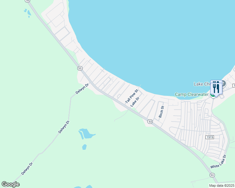 map of restaurants, bars, coffee shops, grocery stores, and more near 45 Lisas Court in Elizabethtown