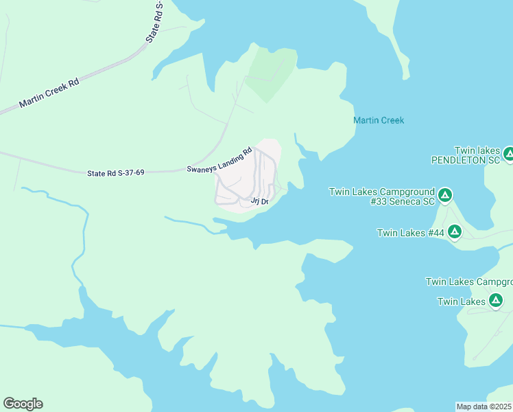 map of restaurants, bars, coffee shops, grocery stores, and more near 256 Jrj Drive in Seneca