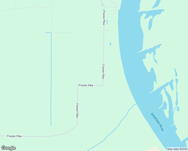 map of restaurants, bars, coffee shops, grocery stores, and more near 16504 Frazier Pike in Little Rock