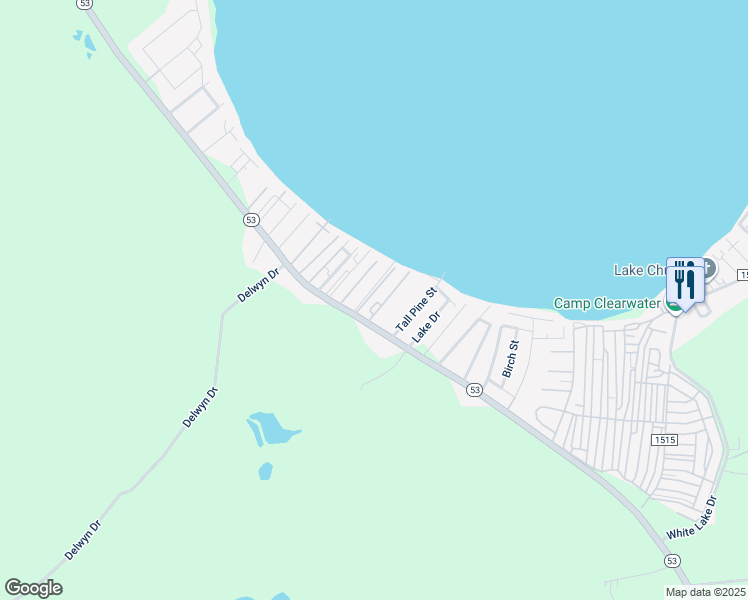map of restaurants, bars, coffee shops, grocery stores, and more near 53 Lisas Court in Elizabethtown