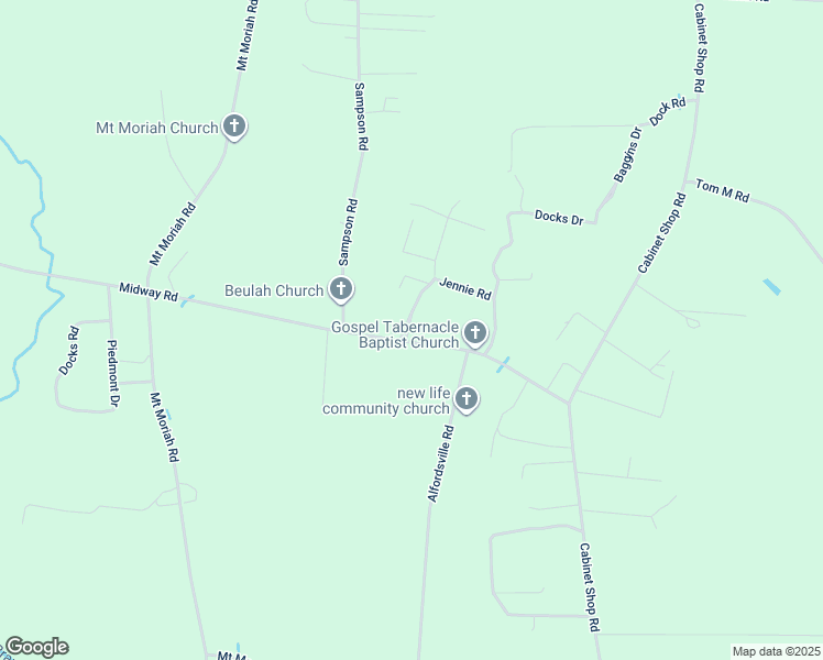 map of restaurants, bars, coffee shops, grocery stores, and more near 390 Midway Road in Rowland