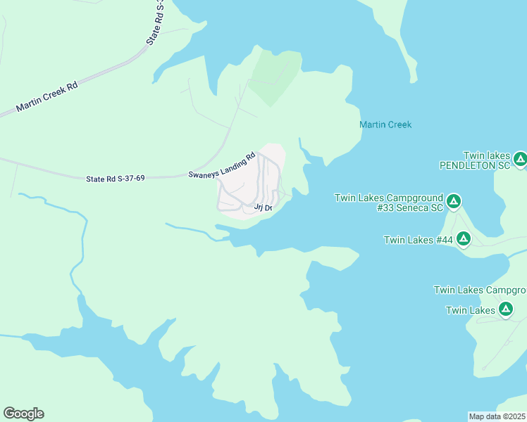 map of restaurants, bars, coffee shops, grocery stores, and more near 256 Jrj Drive in Seneca