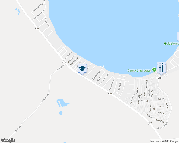 map of restaurants, bars, coffee shops, grocery stores, and more near 75 Precious Memories Lane in Elizabethtown
