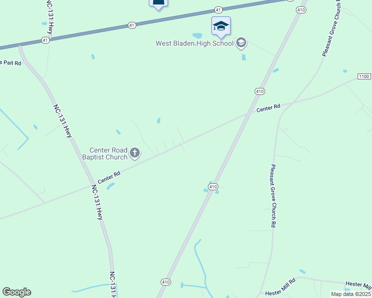 map of restaurants, bars, coffee shops, grocery stores, and more near 2201 Center Road in Bladenboro