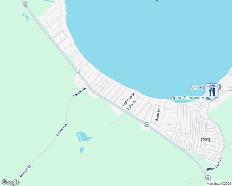map of restaurants, bars, coffee shops, grocery stores, and more near 215 Lake Place Condo Drive in Elizabethtown