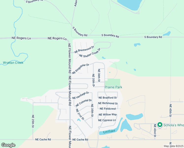 map of restaurants, bars, coffee shops, grocery stores, and more near 2406 Northeast 35th Street in Lawton