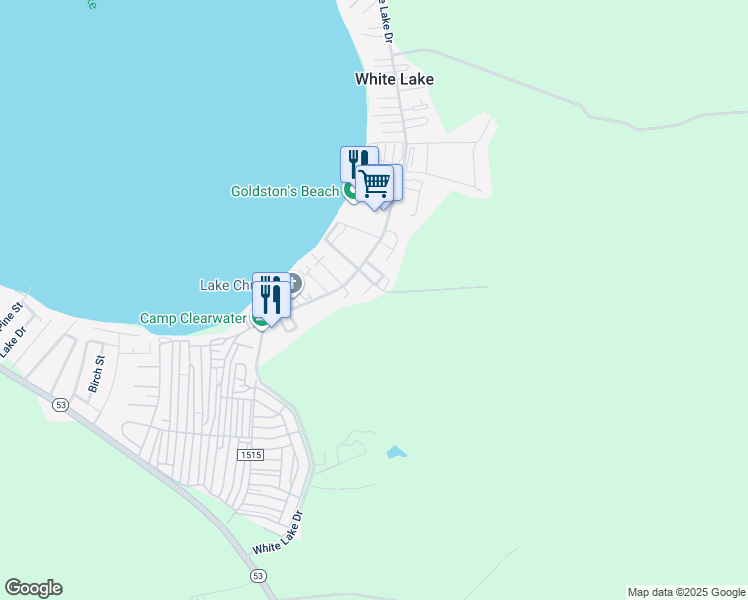 map of restaurants, bars, coffee shops, grocery stores, and more near 41 Water Tower Lane in Elizabethtown