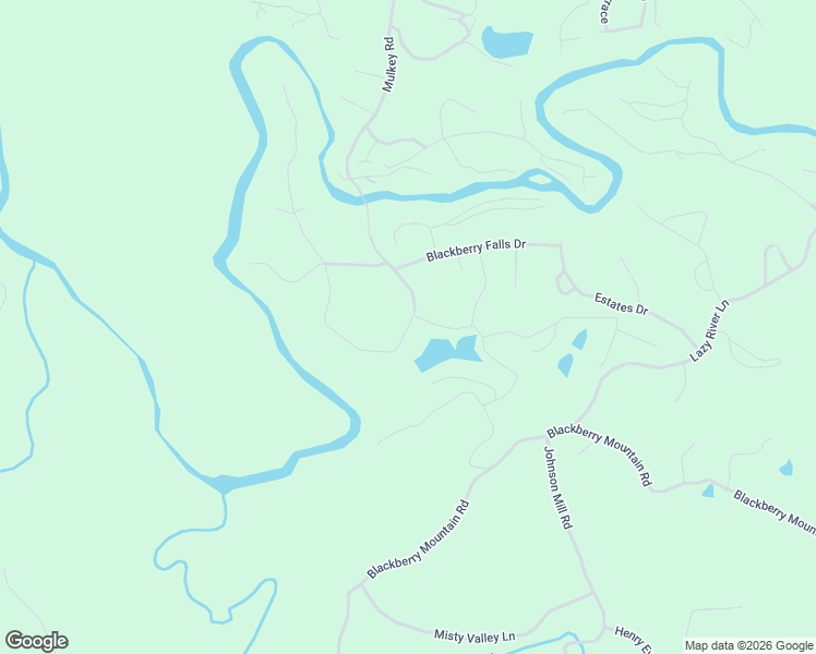 map of restaurants, bars, coffee shops, grocery stores, and more near 354 Blackberry Mountain Road in Ellijay