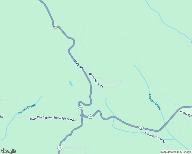 map of restaurants, bars, coffee shops, grocery stores, and more near 638 Wrens Ridge Circle in Dahlonega