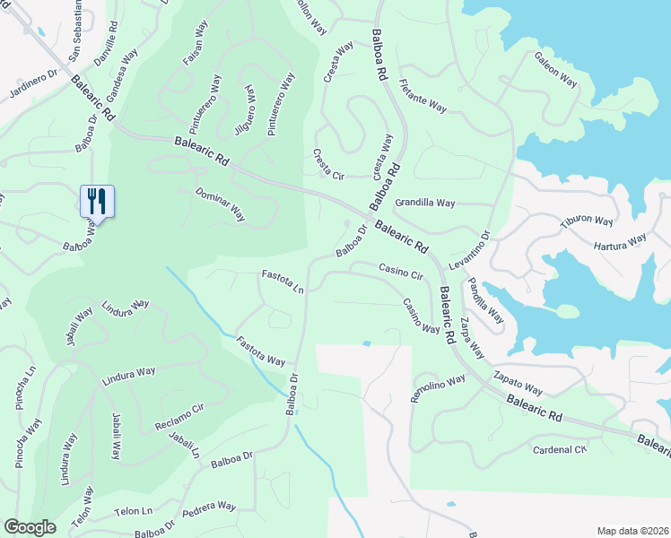 map of restaurants, bars, coffee shops, grocery stores, and more near 1 Rodriguez Place in Hot Springs