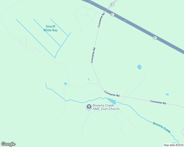 map of restaurants, bars, coffee shops, grocery stores, and more near 3341 Cromartie Road in Elizabethtown