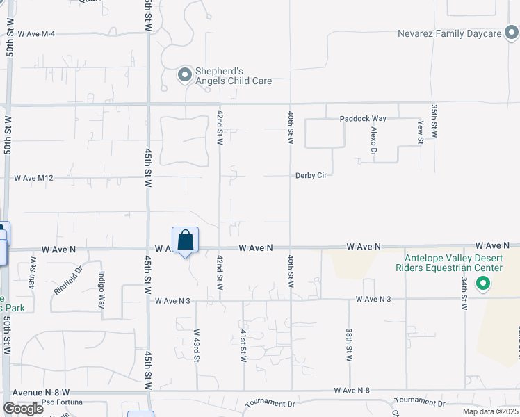 map of restaurants, bars, coffee shops, grocery stores, and more near Royale Circle in Lancaster
