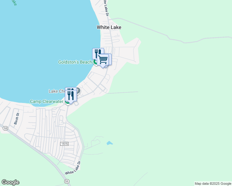 map of restaurants, bars, coffee shops, grocery stores, and more near East Williams Street in Bladen County