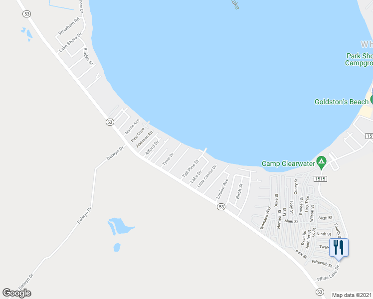 map of restaurants, bars, coffee shops, grocery stores, and more near 143 Precious Memories Lane in Elizabethtown
