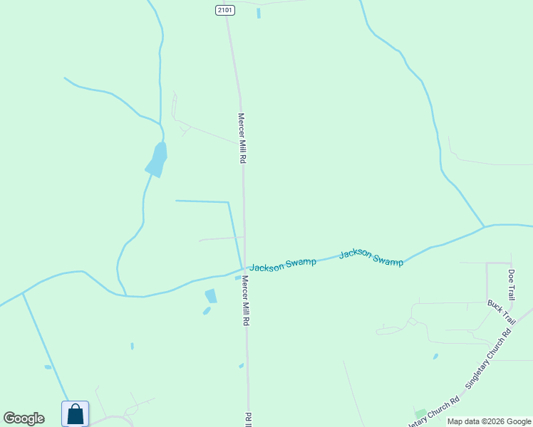 map of restaurants, bars, coffee shops, grocery stores, and more near 1330 Mercer Mill Road in Lumberton