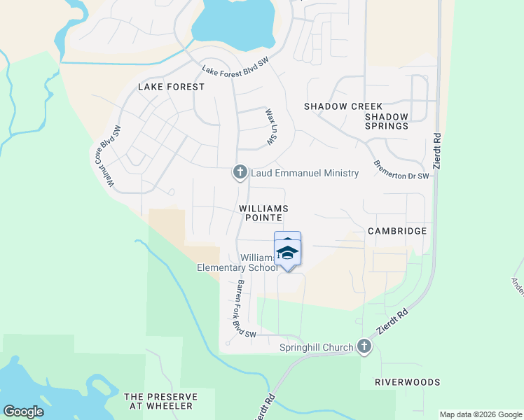 map of restaurants, bars, coffee shops, grocery stores, and more near 117 Pointe Haven Court in Huntsville