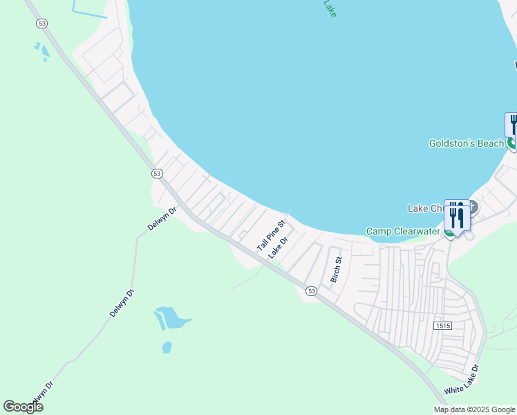 map of restaurants, bars, coffee shops, grocery stores, and more near 312 Lake Place Condo Drive in Elizabethtown