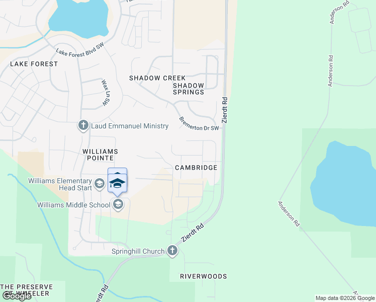 map of restaurants, bars, coffee shops, grocery stores, and more near 104 Southwest Properzi Way in Huntsville