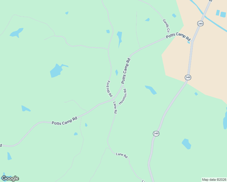 map of restaurants, bars, coffee shops, grocery stores, and more near 431 Ford Hill Road in Potts Camp