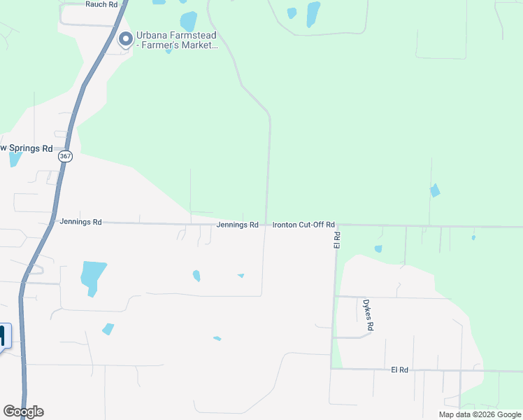 map of restaurants, bars, coffee shops, grocery stores, and more near 12840 Ironton Cut-Off Road in Little Rock