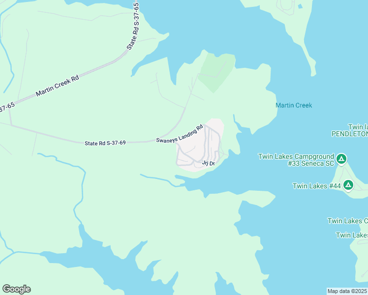 map of restaurants, bars, coffee shops, grocery stores, and more near 598 Swaneys Landing Road in Seneca