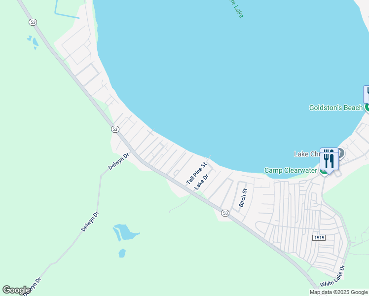 map of restaurants, bars, coffee shops, grocery stores, and more near 150 Tyner Drive in Elizabethtown